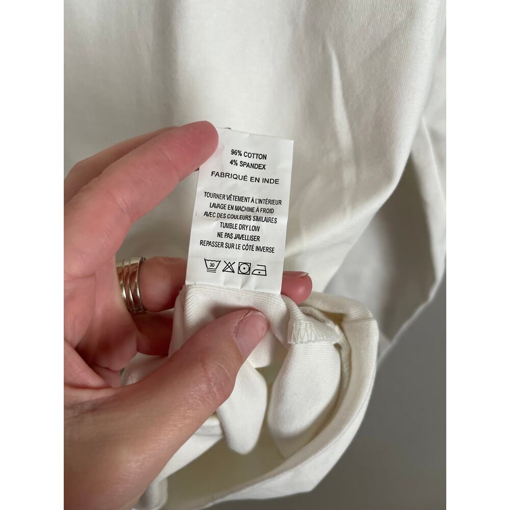 Lily & Lottie White Cowl Neck Tunic Sweatshirt - XS - Picture 6 of 6